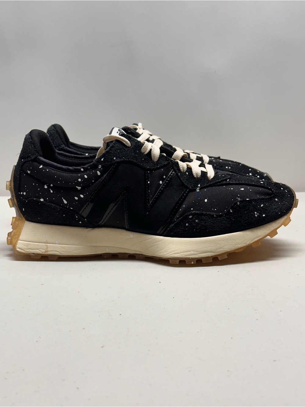 New Balance Joshua Vides x 327 Black Splatter Size 10.5 Shoes